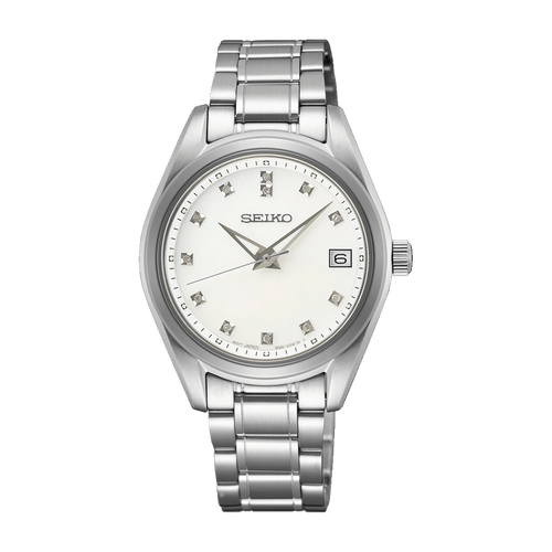 Seiko Conceptual Analogue Silver Tone Watch SUR579P Watches Seiko 