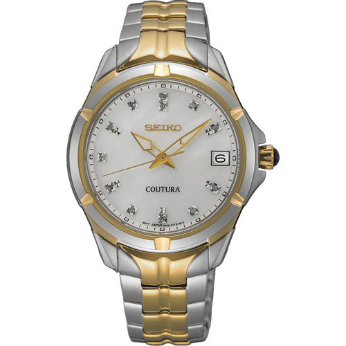 Seiko Coutura Analogue Two-Tone Watch SUR594P Watches Seiko 