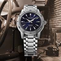 Seiko Analogue Presage Style60's Silver Tone Watch SRPL07J Watches Seiko 