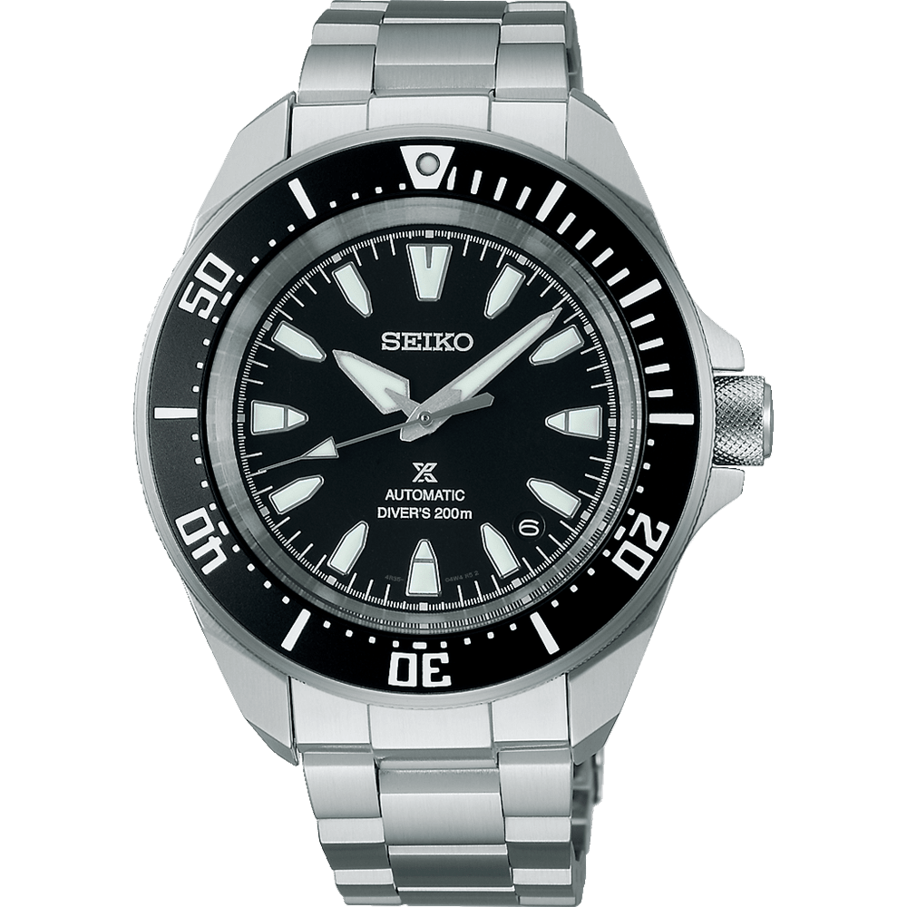 Seiko Prospex Diver Black and Silver Tone Watch SRPL13K Watches Seiko 
