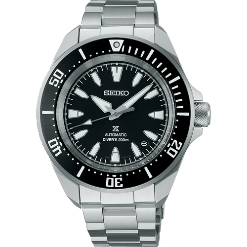 Seiko Prospex Diver Black and Silver Tone Watch SRPL13K Watches Seiko 