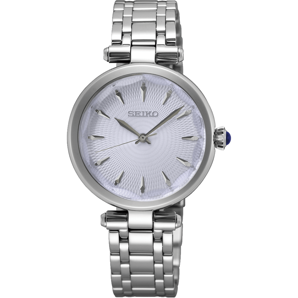 Seiko Conceptual Analogue Silver Tone Watch SRZ553P Watches Seiko 