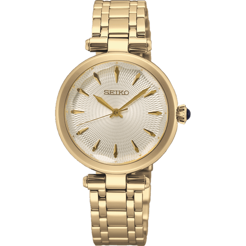 Seiko Conceptual Analogue Gold Tone Watch SRZ554P Watches Seiko 