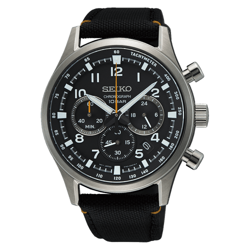 Seiko Conceptual Chronograph Black Nylon Watch SSB449P Watches Seiko 