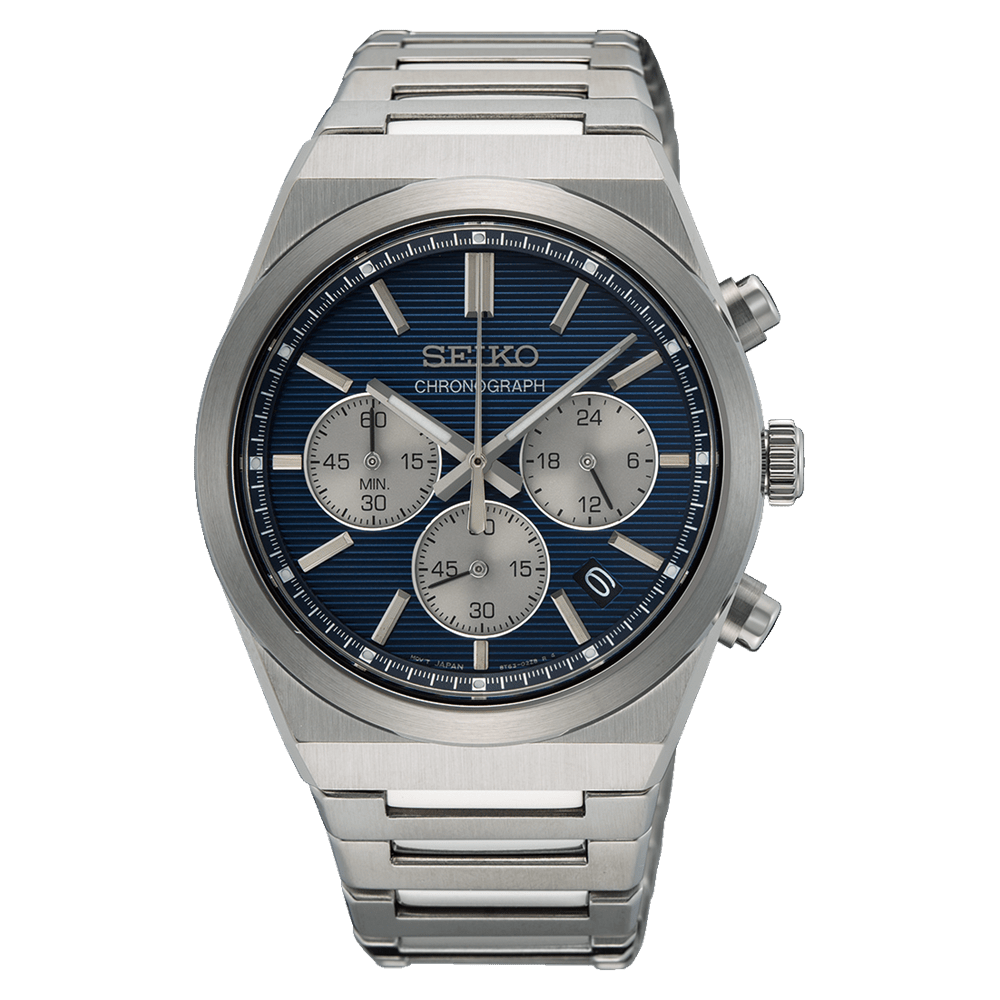 Seiko Conceptual Chronograph Silver Tone Watch SSB453P Watches Seiko 