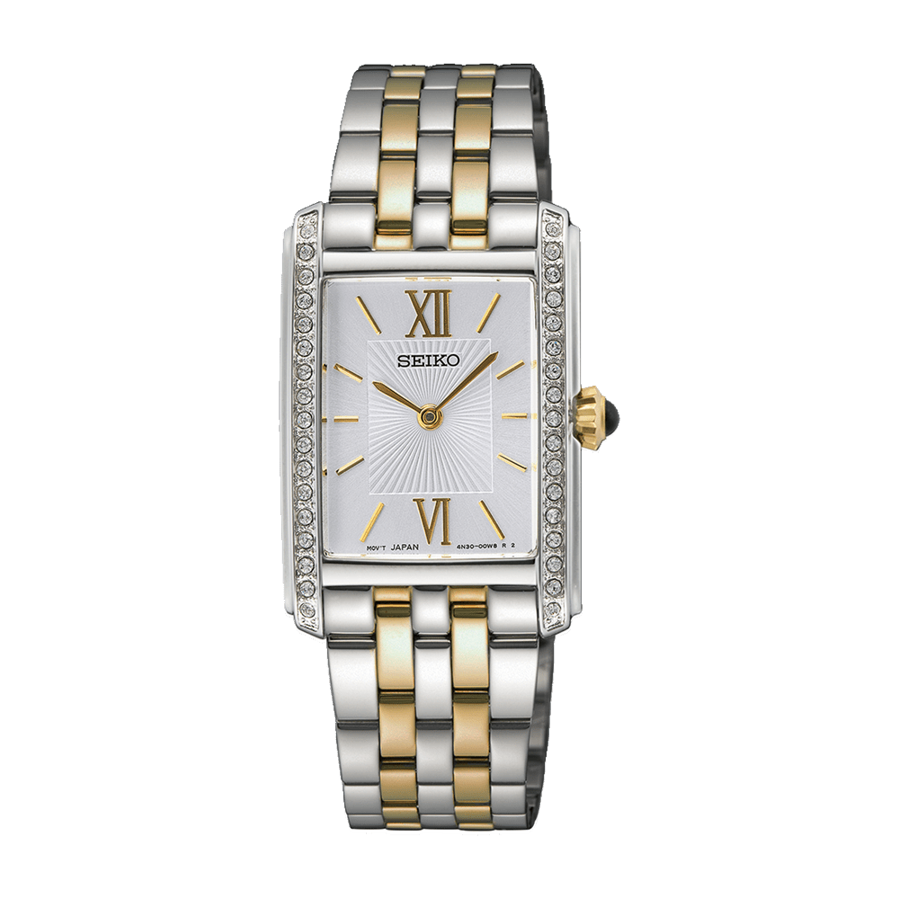 Seiko Conceptual Analogue Two-Tone Watch SWR093P Watches Seiko 