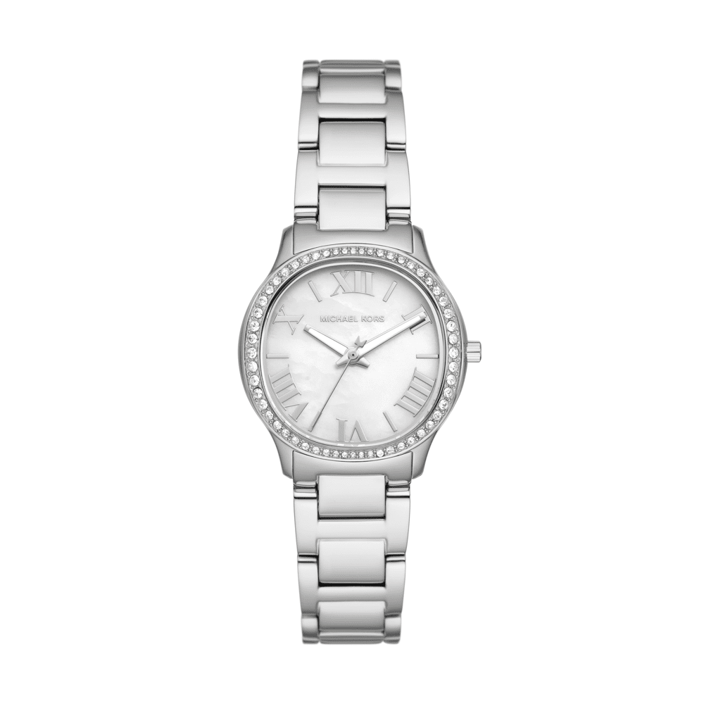 Michael Kors Sage Three-Hand Stainless Steel Watch MK4824 Watches Michael Kors 
