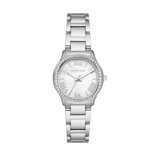 Michael Kors Sage Three-Hand Stainless Steel Watch MK4824 Watches Michael Kors 