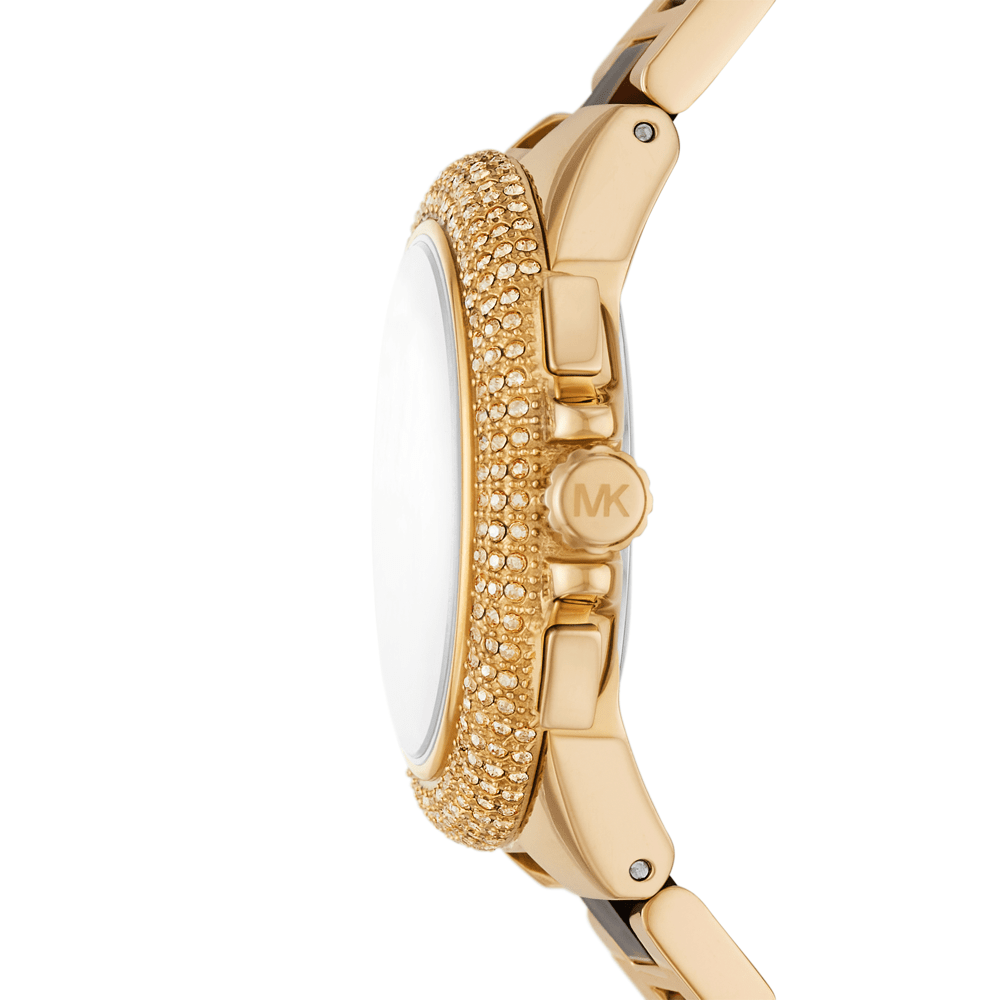 Michael Kors Camille Chronograph Gold-Tone Stainless Steel and Tortoise Acetate Watch MK7269 Watches Michael Kors 