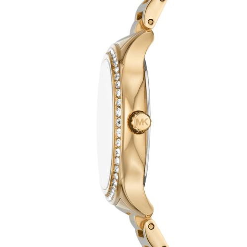 Michael Kors Sage Three-Hand Gold-Tone Stainless Steel Watch MK4805 Watches Michael Kors 