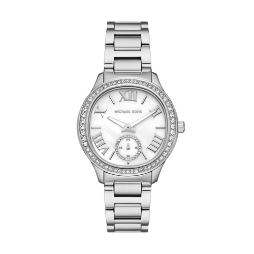Michael Kors Sage Three-Hand Stainless Steel Watch MK4807 Watches Michael Kors 
