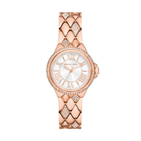 Michael Kors Camille Three-Hand Rose Gold-Tone Stainless Steel Watch MK4810 Watches Michael Kors 