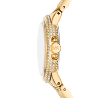 Michael Kors Camille Three-Hand Gold-Tone Stainless Steel Watch MK4801 Watches Michael Kors 