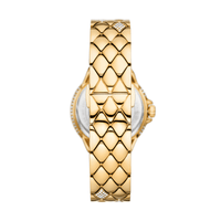 Michael Kors Camille Three-Hand Gold-Tone Stainless Steel Watch MK4801 Watches Michael Kors 