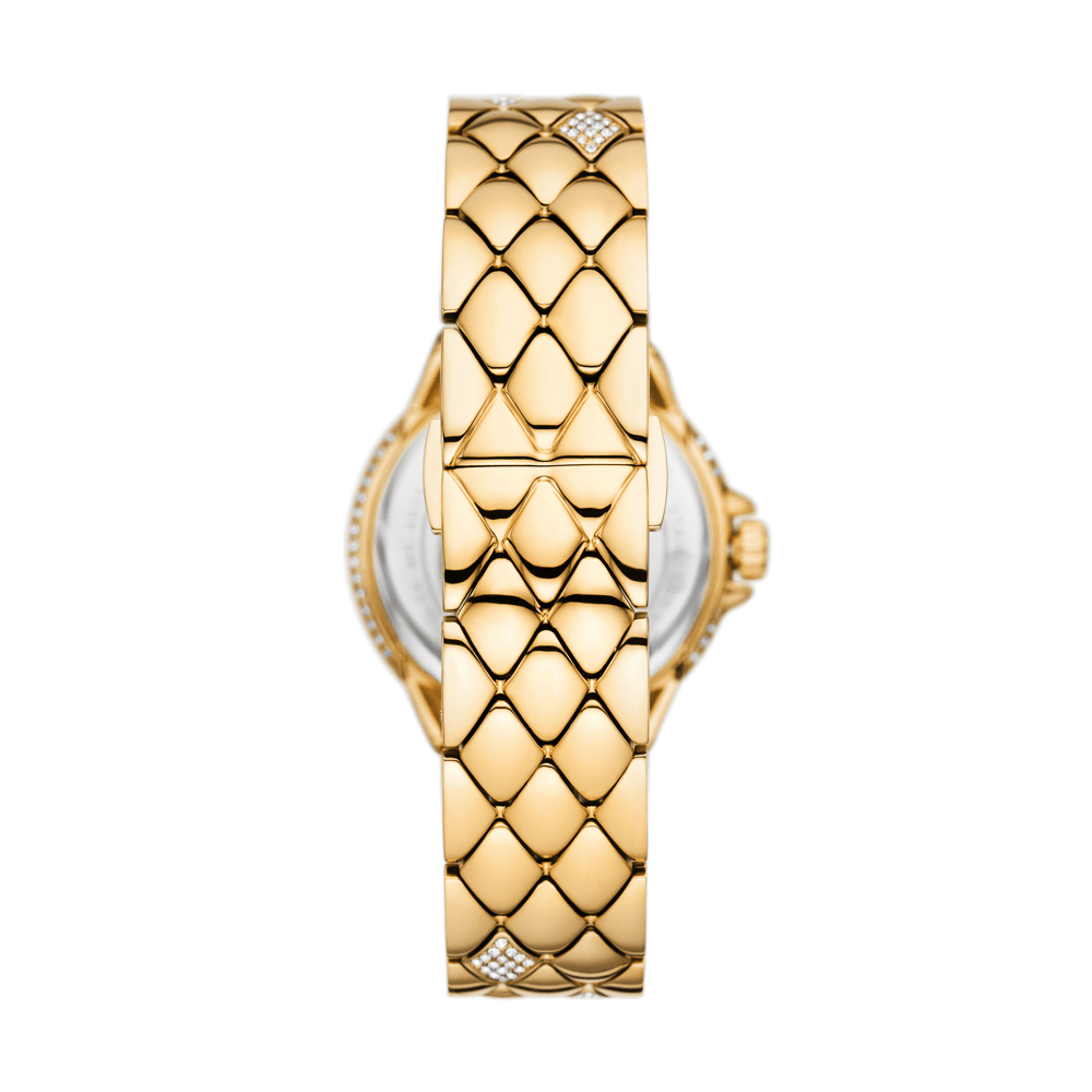 Michael Kors Camille Three-Hand Gold-Tone Stainless Steel Watch MK4801 Watches Michael Kors 