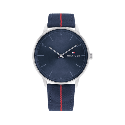 Tommy Hilfiger Hendrix Navy Nylon Navy Dial Men's Watch 1791844 Bevilles Jewellers 