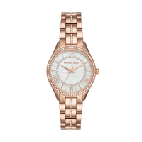 Michael Kors Women's Lauryn Three-Hand Rose Gold-Tone Stainless Steel Watch MK3716 Watches Michael Kors 