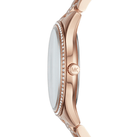 Michael Kors Women's Lauryn Three-Hand Rose Gold-Tone Stainless Steel Watch MK3716 Watches Michael Kors 