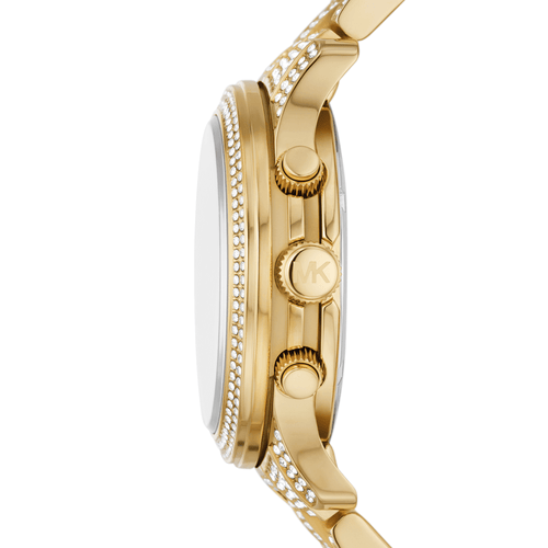 Michael Kors Runway Chronograph Gold-Tone Stainless Steel Watch MK7435 Watches Michael Kors 