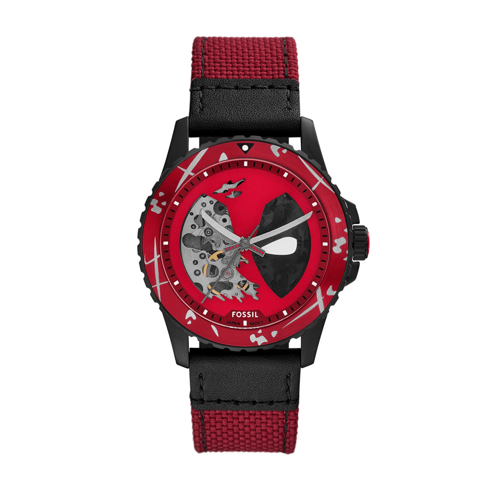 Fossil Marvel LE Deadpool Limited Edition Watch LE1196SET Watches Fossil 