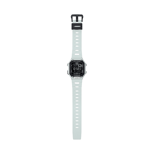 Casio Connect Digital Bluetooth Steps Dual Time Stopwatch 200M Water Resistant White Case And Resin Band WSB1000-8B Bevilles Jewellers 
