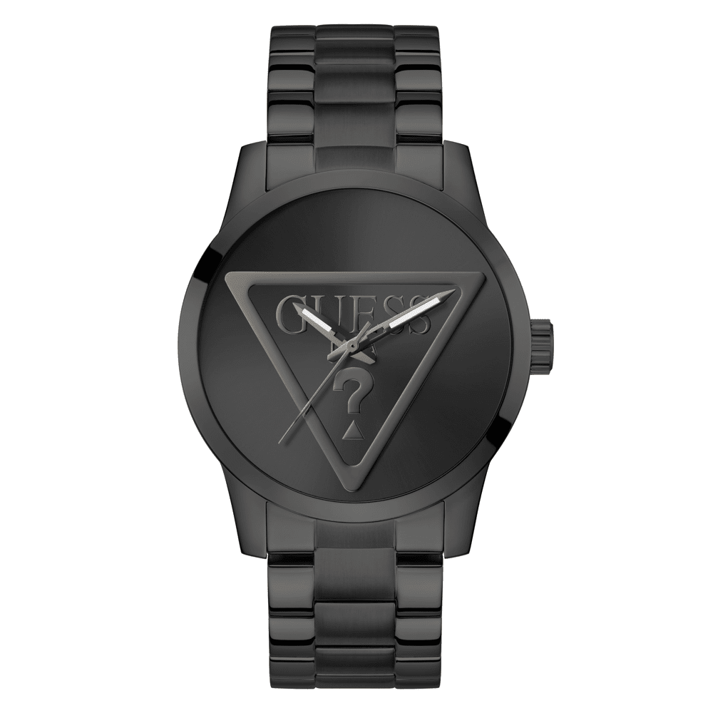 Guess Trend Badge Trend Black Analogue Men's Watch GW0782G2 Watches Bevilles Jewellers 