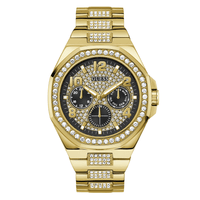 Guess Trend Empire Trend Gold-Tone Multi-function Men's Watch GW0785G2 Watches Bevilles Jewellers 