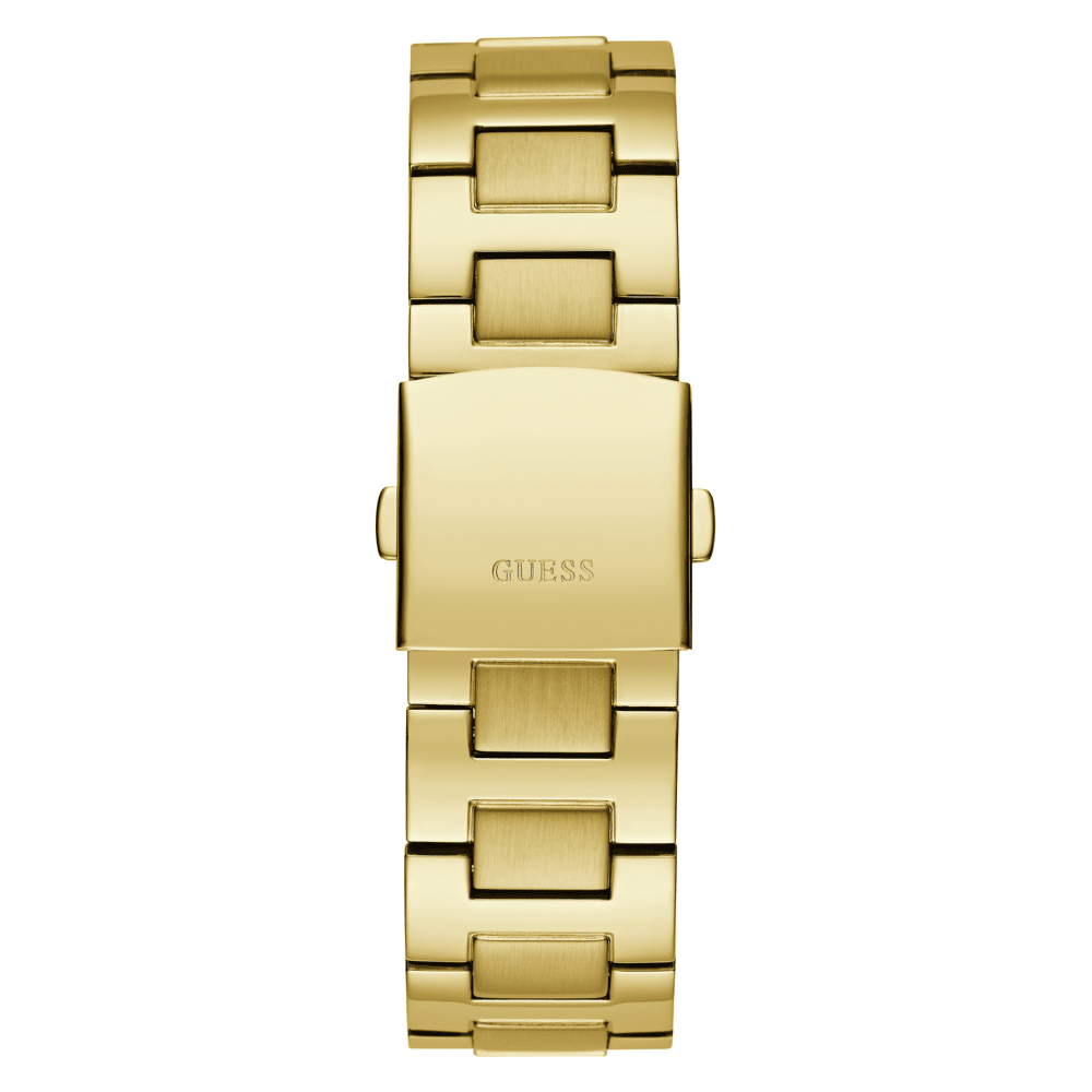 Guess Trend Empire Trend Gold-Tone Multi-function Men's Watch GW0785G2 Watches Bevilles Jewellers 