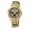 Guess Trend Empire Trend Gold-Tone Multi-function Men's Watch GW0785G2 Watches Bevilles Jewellers 