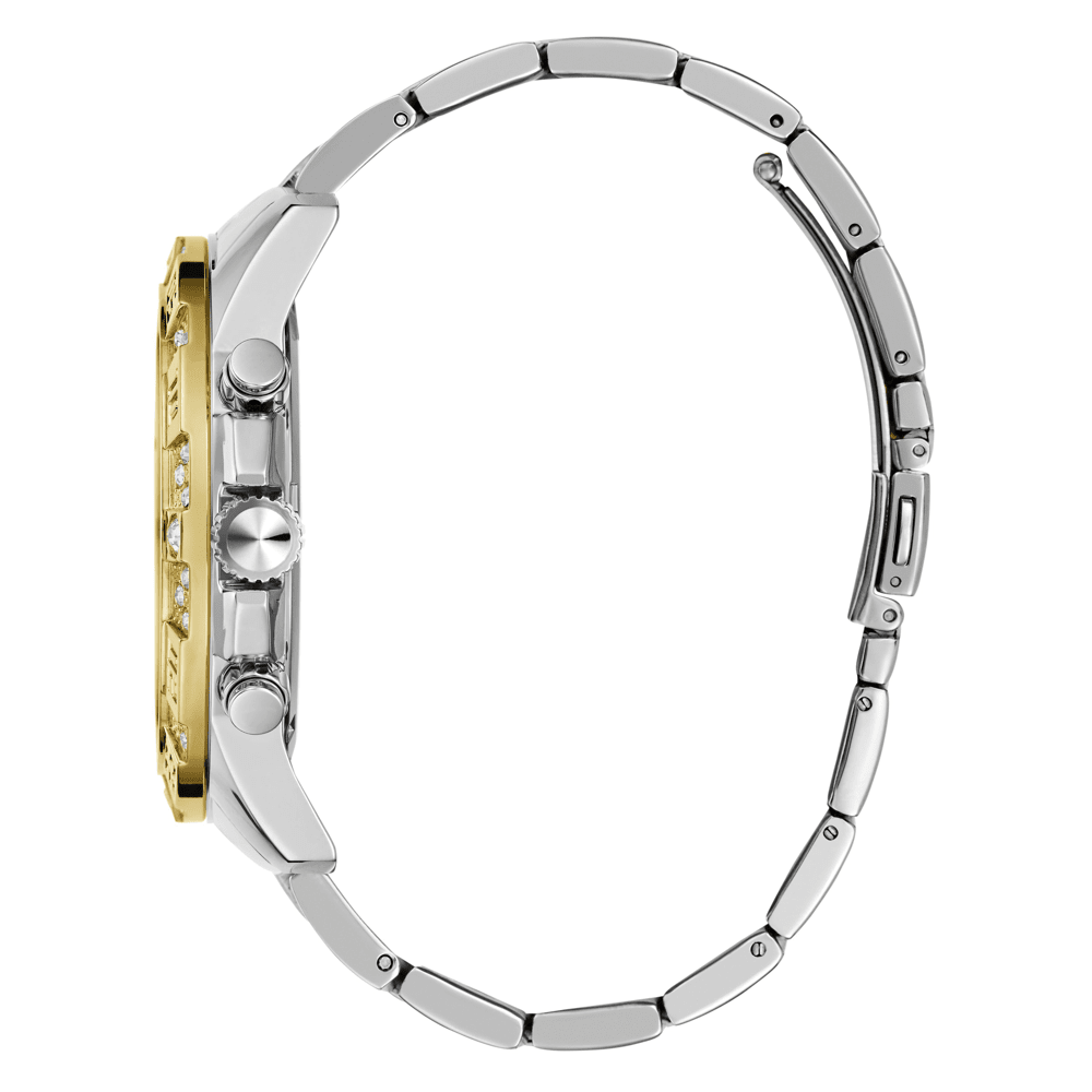 Guess Trend Majestic Trend Two-Tone Silver and Gold-Tone Multi-function Men's Watch GW0796G3 Watches Bevilles Jewellers 