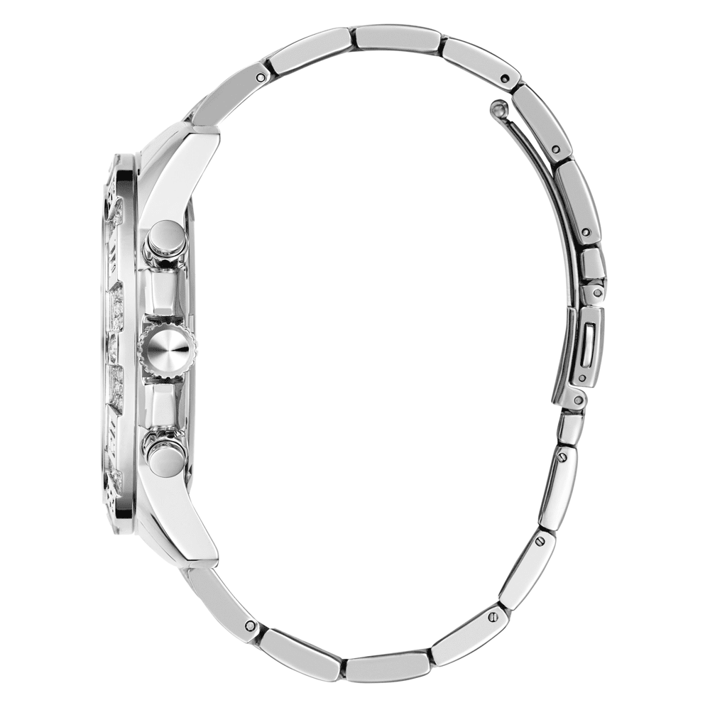 Guess Trend Majestic Trend Silver-Tone Multi-function Men's Watch GW0796G1 Watches Bevilles Jewellers 