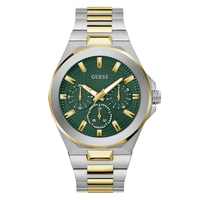Guess Sport Dashboard Sport Two-Tone Silver and Gold-Tone Men's Watch GW0798G3 Watches Bevilles Jewellers 