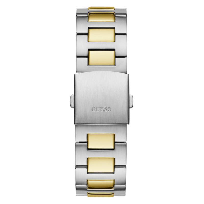Guess Sport Dashboard Sport Two-Tone Silver and Gold-Tone Men's Watch GW0798G3 Watches Bevilles Jewellers 