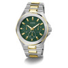 Guess Sport Dashboard Sport Two-Tone Silver and Gold-Tone Men's Watch GW0798G3 Watches Bevilles Jewellers 