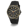 Guess Sport Dashboard Sport Black with Gold-Tone Highlights Men's Watch GW0799G1 Watches Bevilles Jewellers 