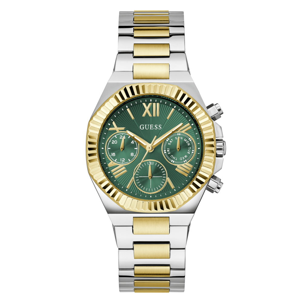 Guess Dress Equality Dress Two-Tone Silver and Gold-Tone Men's Watch GW0769L4 Watches Bevilles Jewellers 