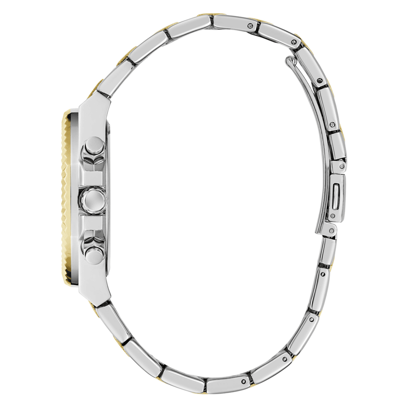 Guess Dress Equality Dress Two-Tone Silver and Gold-Tone Men's Watch GW0769L4 Watches Bevilles Jewellers 
