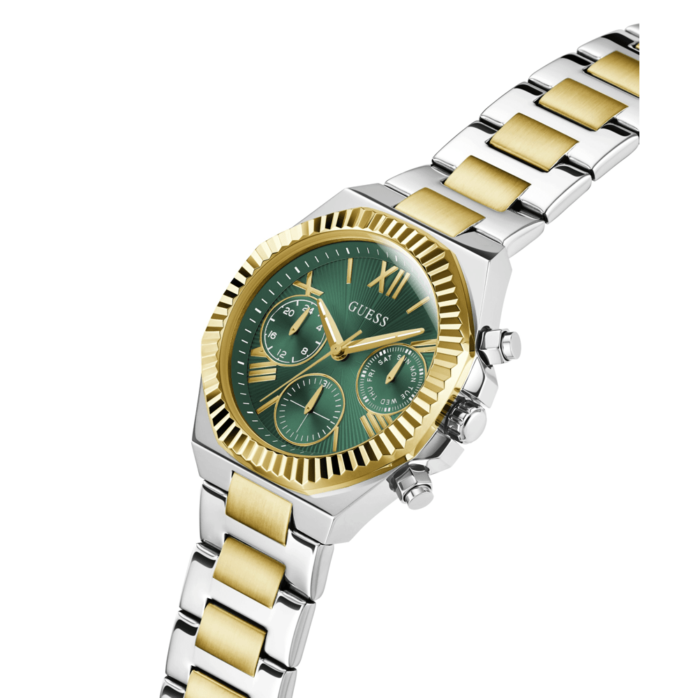 Guess Dress Equality Dress Two-Tone Silver and Gold-Tone Men's Watch GW0769L4 Watches Bevilles Jewellers 