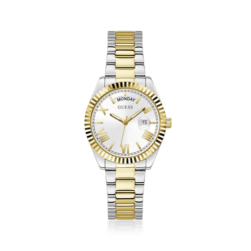 Guess Dress Luna Dress Two-Tone Day/Date Women's Watch GW0308L6 Watches Guess 