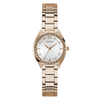 Guess Dress Charlotte Dress Rose Gold-Tone Crystal Bezel Women's Watch GW0767L3 Watches Bevilles Jewellers 