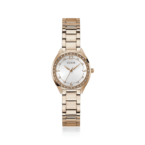 Guess Dress Charlotte Dress Rose Gold-Tone Crystal Bezel Women's Watch GW0767L3 Watches Guess 