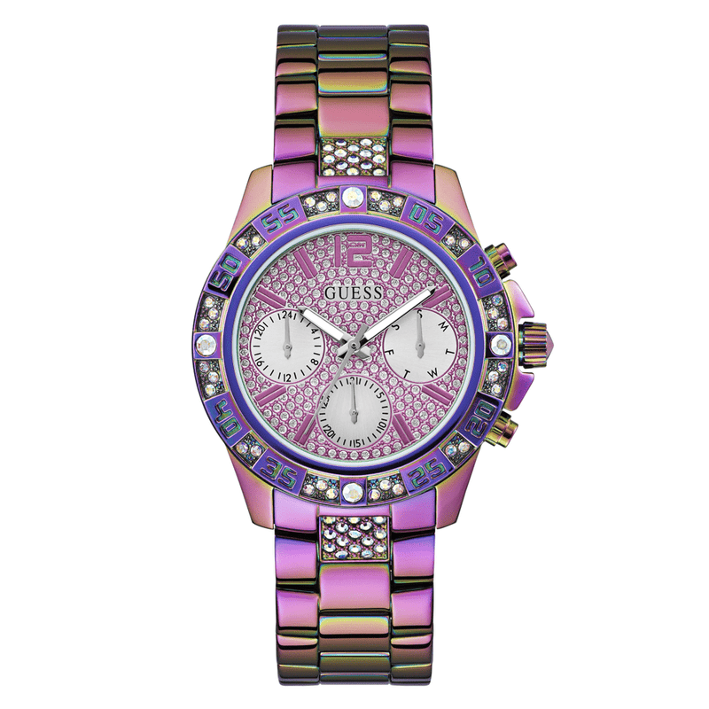 Guess Sport Majesty Sport Iridescent Crystal Bezel Men's Watch GW0771L4 Watches Bevilles Jewellers 