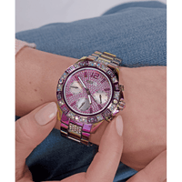 Guess Sport Majesty Sport Iridescent Crystal Bezel Men's Watch GW0771L4 Watches Bevilles Jewellers 