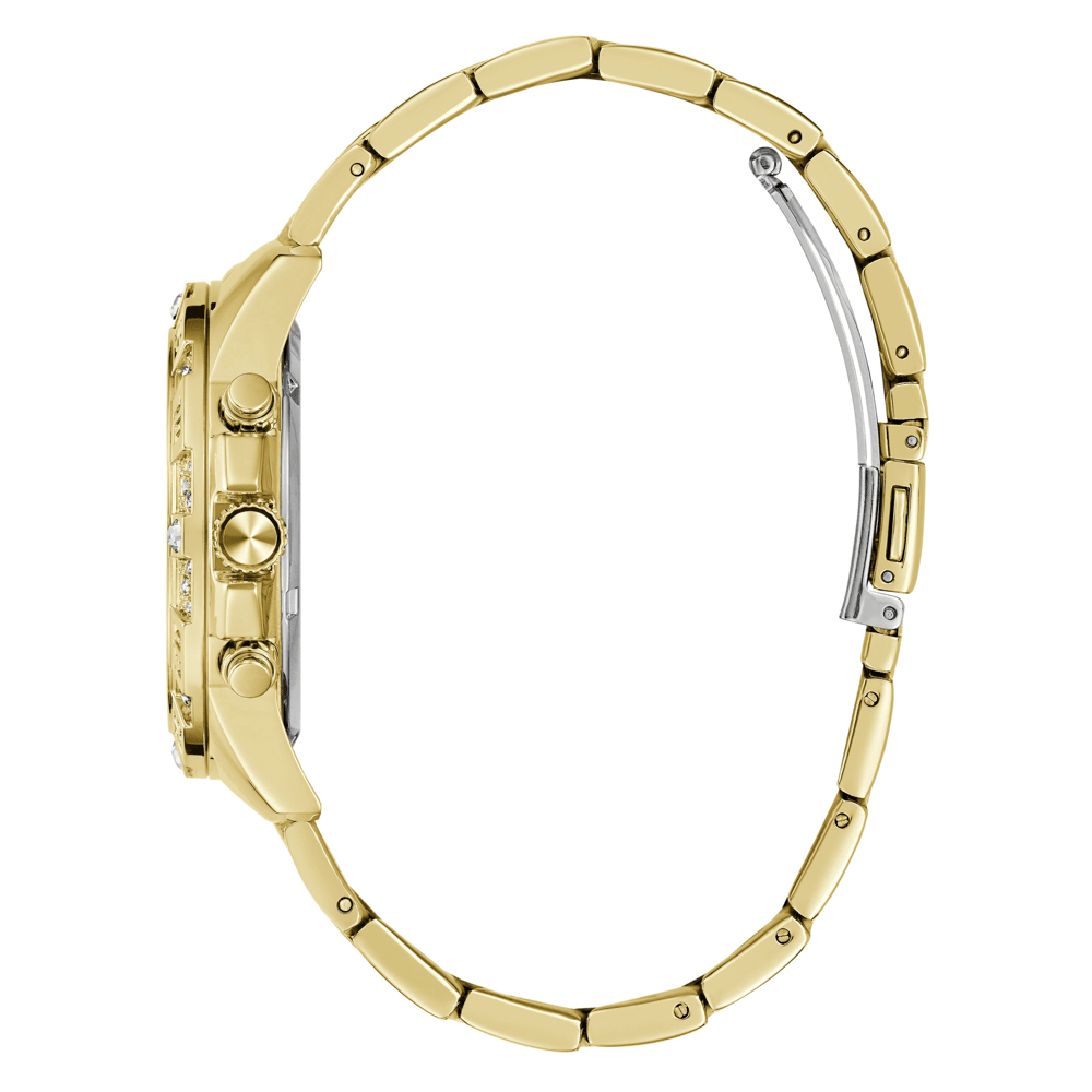 Guess Sport Majesty Sport Gold-Tone Crystal Bezel Men's Watch GW0771L2 Watches Bevilles Jewellers 