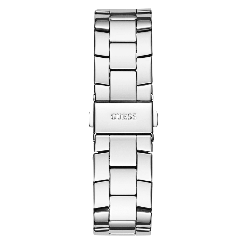 Guess Sport Majesty Sport Silver-Tone Crystal Bezel Men's Watch GW0771L1 Watches Bevilles Jewellers 
