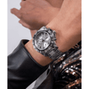 Guess Sport Majesty Sport Silver-Tone Crystal Bezel Men's Watch GW0771L1 Watches Bevilles Jewellers 