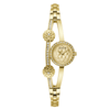 Guess Bejeweled Chloe Bejeweled Gold-Tone Floral Bangle Women's Watch GW0756L2 Watches Bevilles Jewellers 