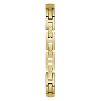 Guess Bejeweled Chloe Bejeweled Gold-Tone Floral Bangle Women's Watch GW0756L2 Watches Bevilles Jewellers 