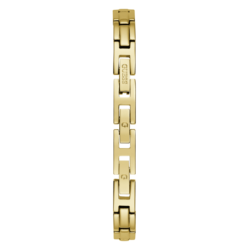 Guess Bejeweled Chloe Bejeweled Gold-Tone Floral Bangle Women's Watch GW0756L2 Watches Bevilles Jewellers 