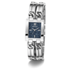 Guess Trend Mod Id Trend Silver-Tone Blue Denim Women's Watch GW0807L1 Watches Bevilles Jewellers 